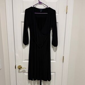 Chic Black Long Sleeve Dress